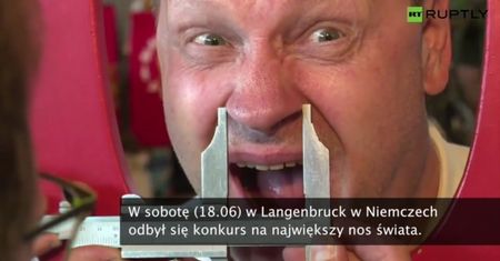 Tak wygląda posiadacz największego nosa na świecie