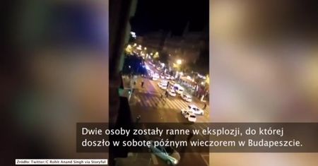 Dwie osoby ranne w eksplozji w Budapeszcie