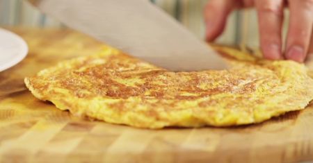 #mniammniam Omlet z chipsami