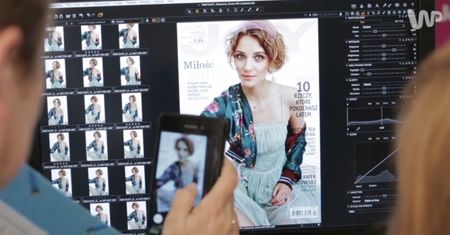 Renata Kaczoruk na okładke magazynu "Joy"