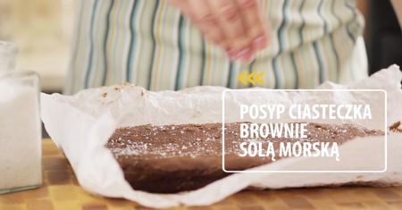 #mniammniam Brownie z orzechami i solą morską