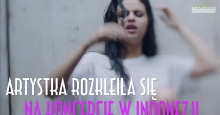 Selena Gomez rozkleiła się na scenie