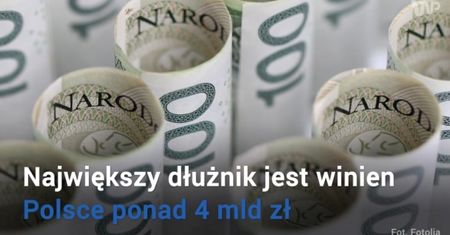 Miliardy długu. Kto i ile jest winien Polsce?