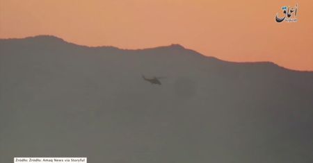 Państwo Islamskie upubliczniło nagranie zestrzelenia syryjskiego helikoptera z Rosjanami na pokładzie