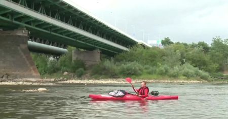 Słodka Wisła - samotna podróż kajakiem