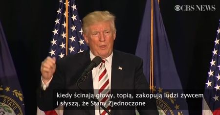Trump o podtapianiu przesłuchiwanych: "Rozumiem, że to nie jest miłe, ale sprawdzało się!"