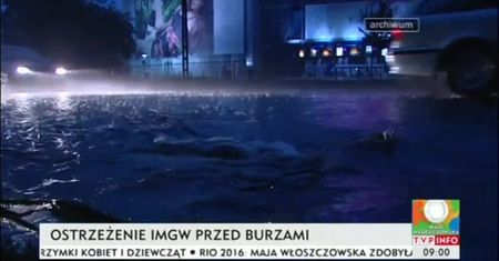 IMiGW wydał ostrzeżenia przed burzami dla całej Polski