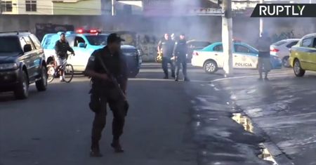 Dantejskie sceny na ulicach Rio