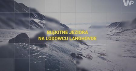 Błękitne jeziora na lodowcu Langhovde [Pixel]