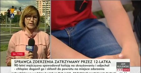 Bydgoszcz: 12-latek ujął sprawcę wypadku drogowego