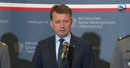 Błaszczak o interwencji policjantów w stolicy