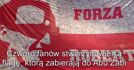 Robert Kubica może liczyć na wsparcie polskich kibiców. Wyjątkowa flaga debiutuje w Abu Zabi