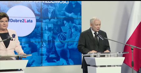 Kaczyński wbija szpilę prezydentowi na konferencji z Szydło