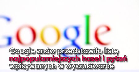 2017 rok w wyszukiwarce. Oto, co wpisują polscy internauci