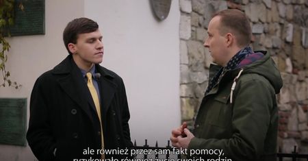 11 listopada przestraszył się antysemityzmu. Teraz odwiedził Kraków