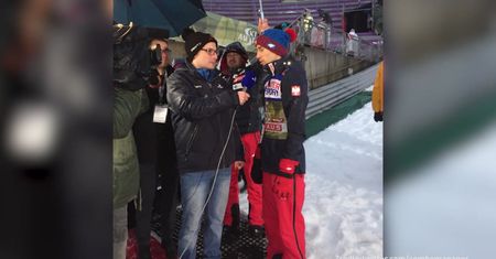 #dziejesiewsporcie: Opiekuńczy Adam Małysz. Mistrz dba o Kamila Stocha