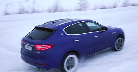 Maserati Levante S przetestowane w śniegu