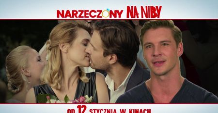 "Narzeczony na niby": Mikołaj Roznerski składa świąteczne życzenia