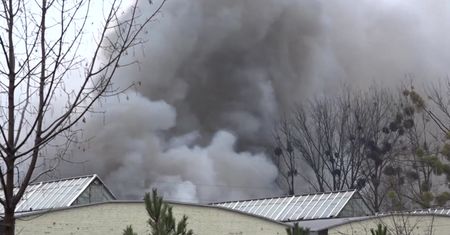 Potężny pożar w Radomiu