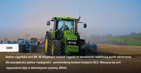 John Deere- historia ciągników 1980-2018