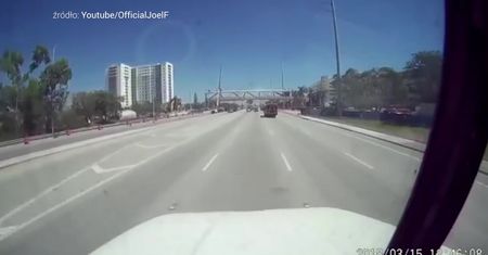 Zawalił się most w Miami. Moment runięcia uchwyciła kamera