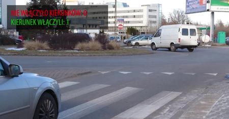 Kierowcy kontra rondo. Sprawdziliśmy, kto używa kierunkowskazów skręcając w lewo