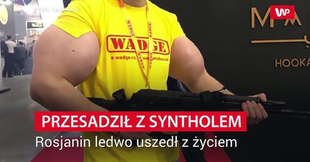 Rosjanin przedawkował synthol. Ledwo uszedł z życiem