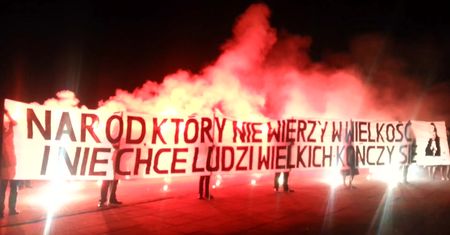 Pielgrzymka narodowców na Jasnej Górze