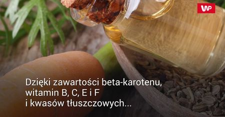 4 właściwości oleju marchewkowego