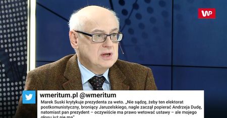 Wymijająca odpowiedź Krasnodębskiego na pytanie o Dudę