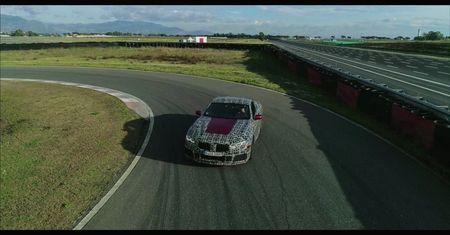 BMW serii 8 na torze we Włoszech