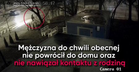 Krakowska policja poszukuje Piotra Kijanki. Nowe nagranie zaginionego