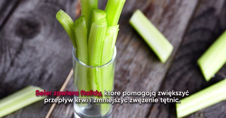 Herbata z selera pomoże Ci obniżyć ciśnienie krwi