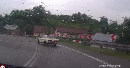 Nieudana próba złapania na stłuczkę, latające auto za milion złotych i wypadki z polskich dróg