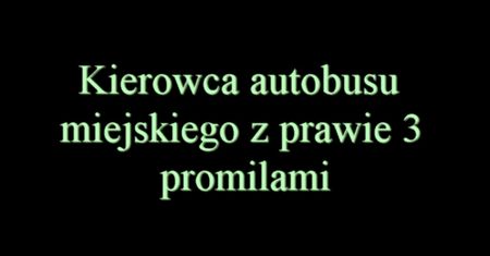 Kompletnie pijany kierowca autobusu w Jastrzębiu-Zdroju. 3 promile i woził pasażerów