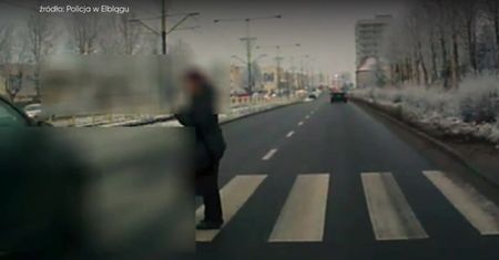 Niebezpieczna sytuacja na przejściu dla pieszych w Elblągu