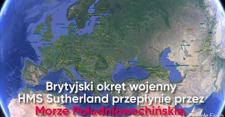 Brytyjski okręt wojenny wypłynie w stronę Chin