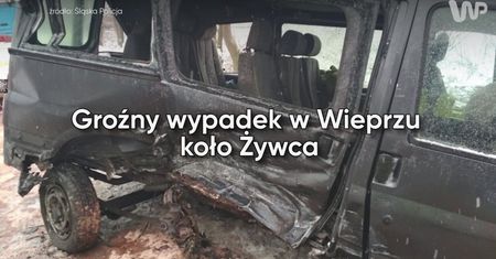 Wjechał w drugie auto i ściął drzewo. Potem uderzył w nie pociąg