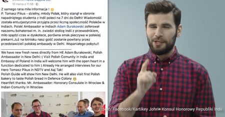 Bohater z Polski. Za to, co zrobił, w nagrodę poleci do Indii