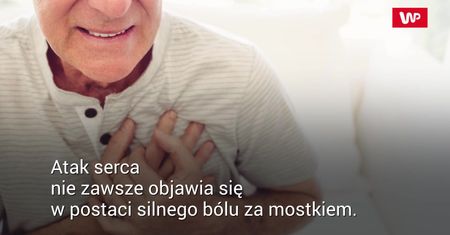 Objawy ataku serca, które trudno rozpoznać