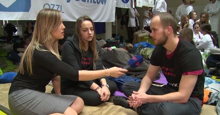 "Ledwo chodzę, ale dam radę". Rezydenci nie rezygnują z protestu