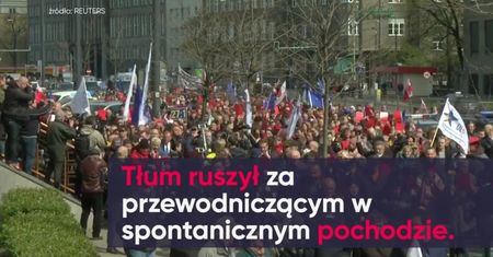 Przyjazd Donalda Tuska do Warszawy