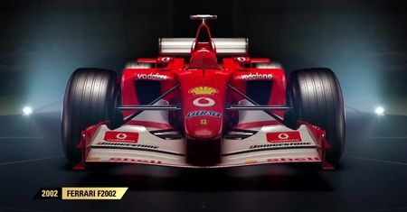 "F1 2017" - historyczne bolidy Formuły 1