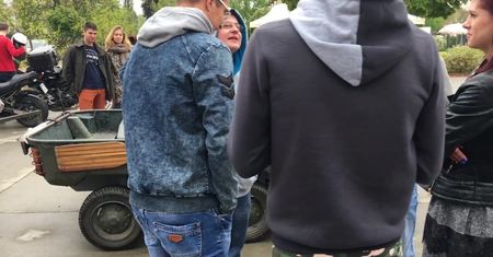 Amfibia na bazie Polskiego Fiata 126P LPT