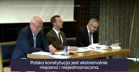 Sędzia Lech Morawski w Oxfordzie
