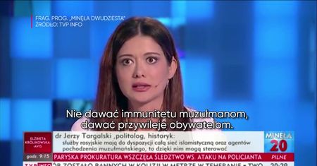 Shaded ostro o muzułmanach w TVP Info