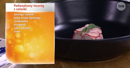 Podwędzany na sianie twaróg