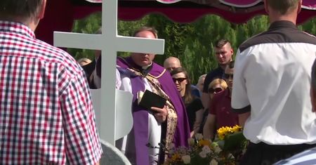 Na cmentarzu w Bogatyni pożegnano Magdalenę Żuk