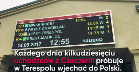 Zobacz jak żyją czeczeńscy uchodźcy w Brześciu