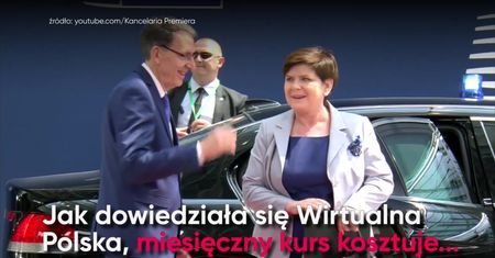 Premier uczy się angielskiego